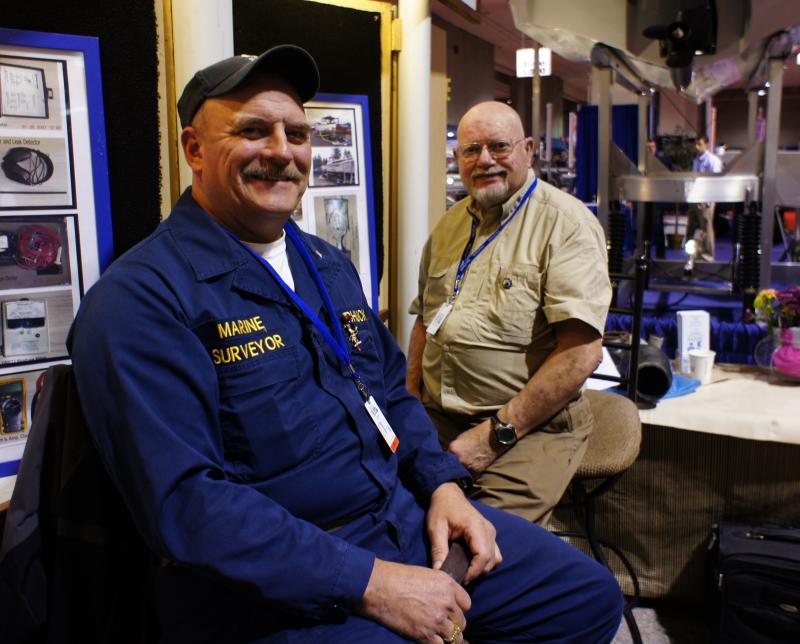 Chuck & Dave at the Seattle Boat Show